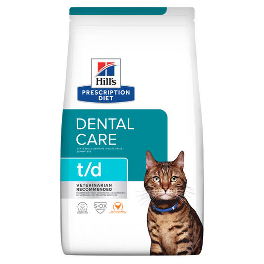 Hill's Prescription Diet T/d Dental Care Dry Cat Food with Chicken 1.5kg