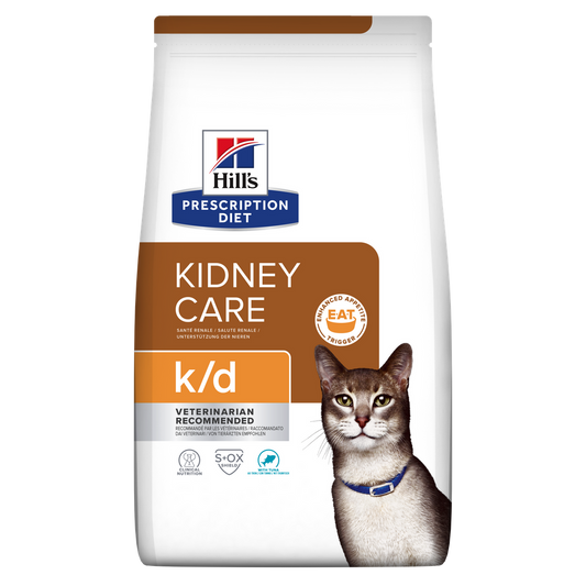 Hill's Veterinary K/D Kidney Care Dry Cat Food with Tuna 3kg