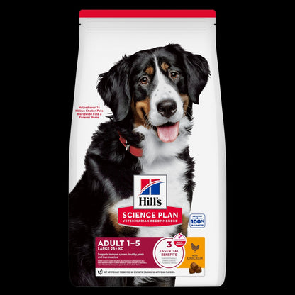 Hill's Science Plan Large breed adult dog food with chicken 14kg