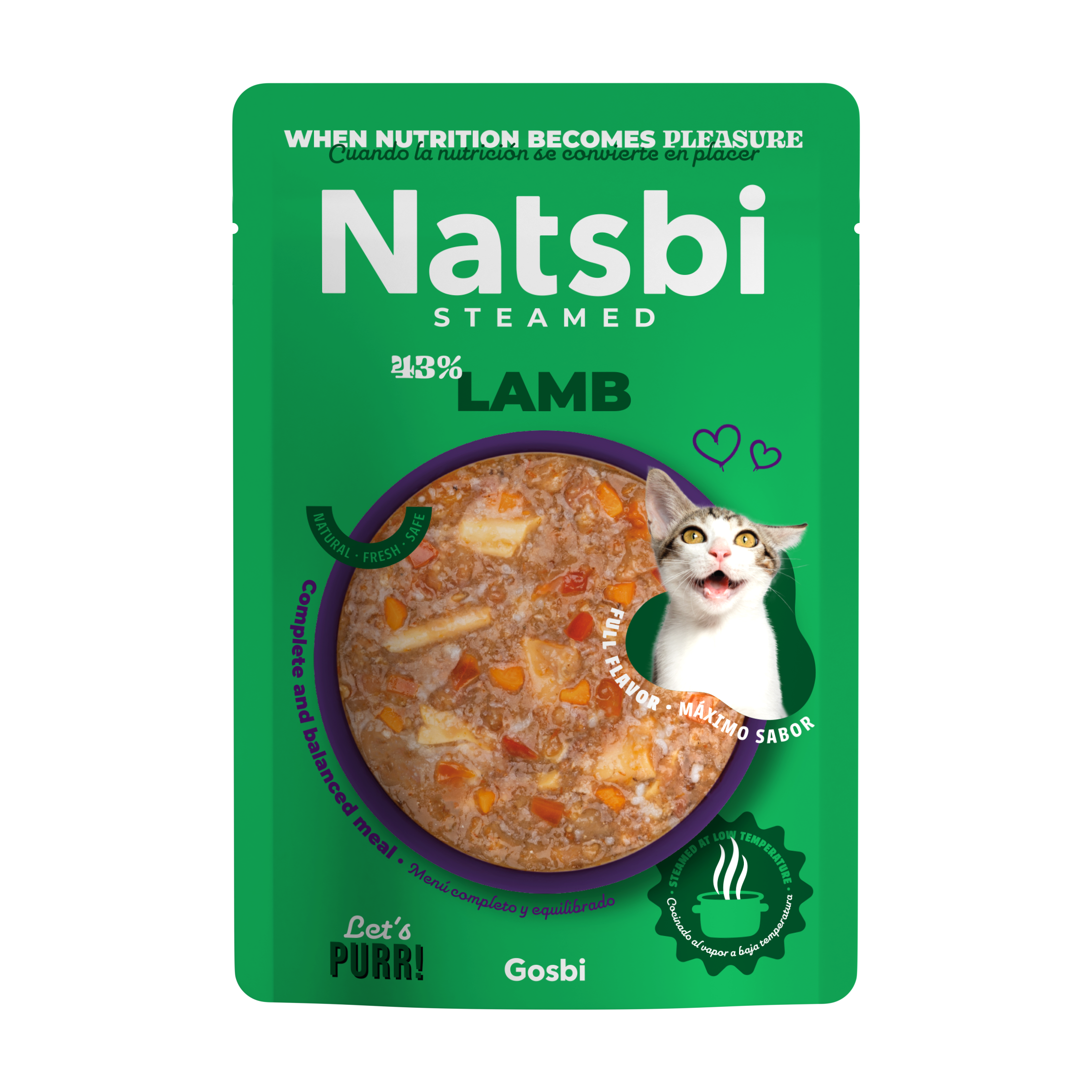Gosbi Natsbi Cat Steamed Lamb