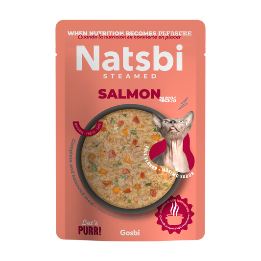 Gosbi Natsbi Cat Steamed Salmon