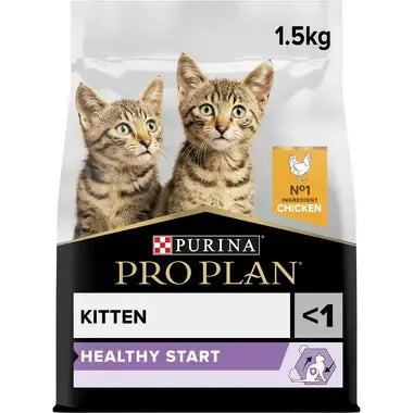 PRO PLAN Original Kitten Dry Cat Food with Chicken 1.5kg