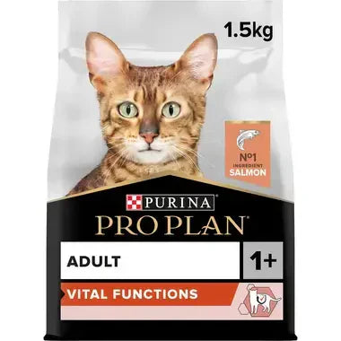 PURINA PRO PLAN Vital Functions Adult Dry Cat Food Salmon 1.5kg
