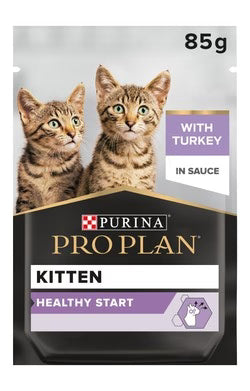 Purina Pro Plan Kitten Wet Cat Food Turkey in Sauce 85g pouch Egypt