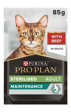 PURINA PRO PLANSterilised Nutri Savour™ with Beef in Gravy 85g