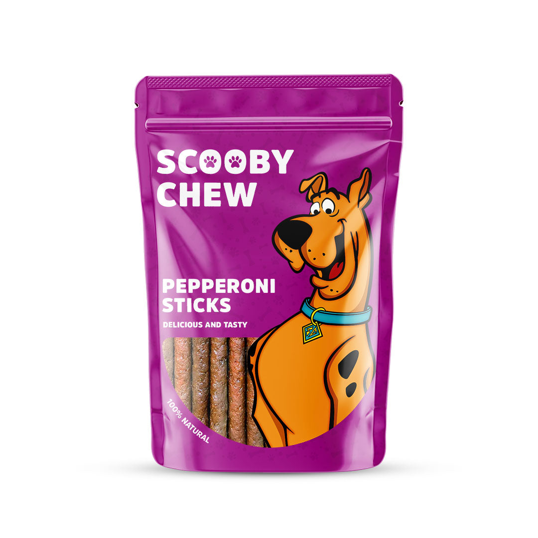 Scooby Chew Pepperoni Sticks | Dog Treats 120g
