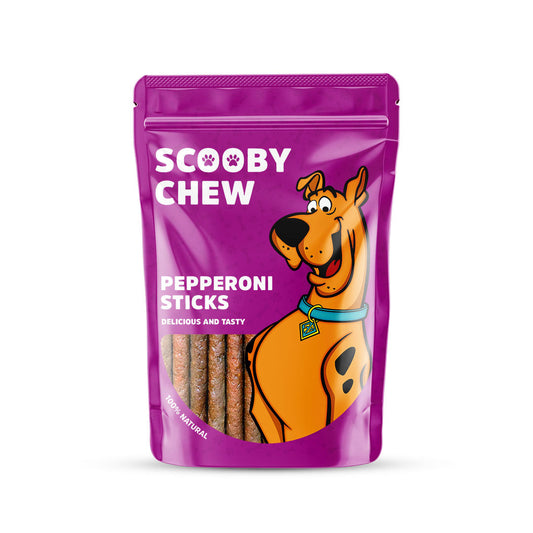 Scooby Chew Pepperoni Sticks | Dog Treats 120g