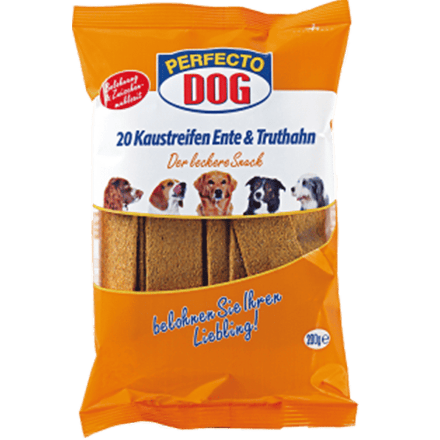 Perfecto Dog | Chewing Strips w/ Duck & Turkey 200g