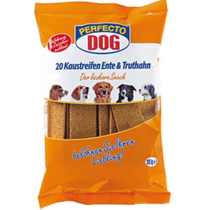 Perfecto Dog | Chewing Strips w/ Duck & Turkey 200g