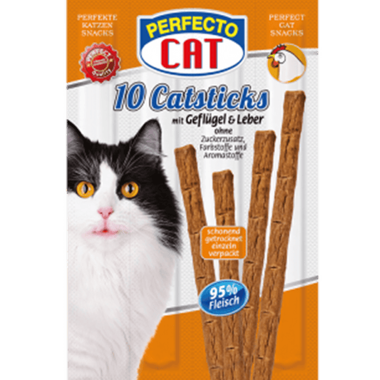 Perfecto Cat 10 Sticks - Poultry & Liver