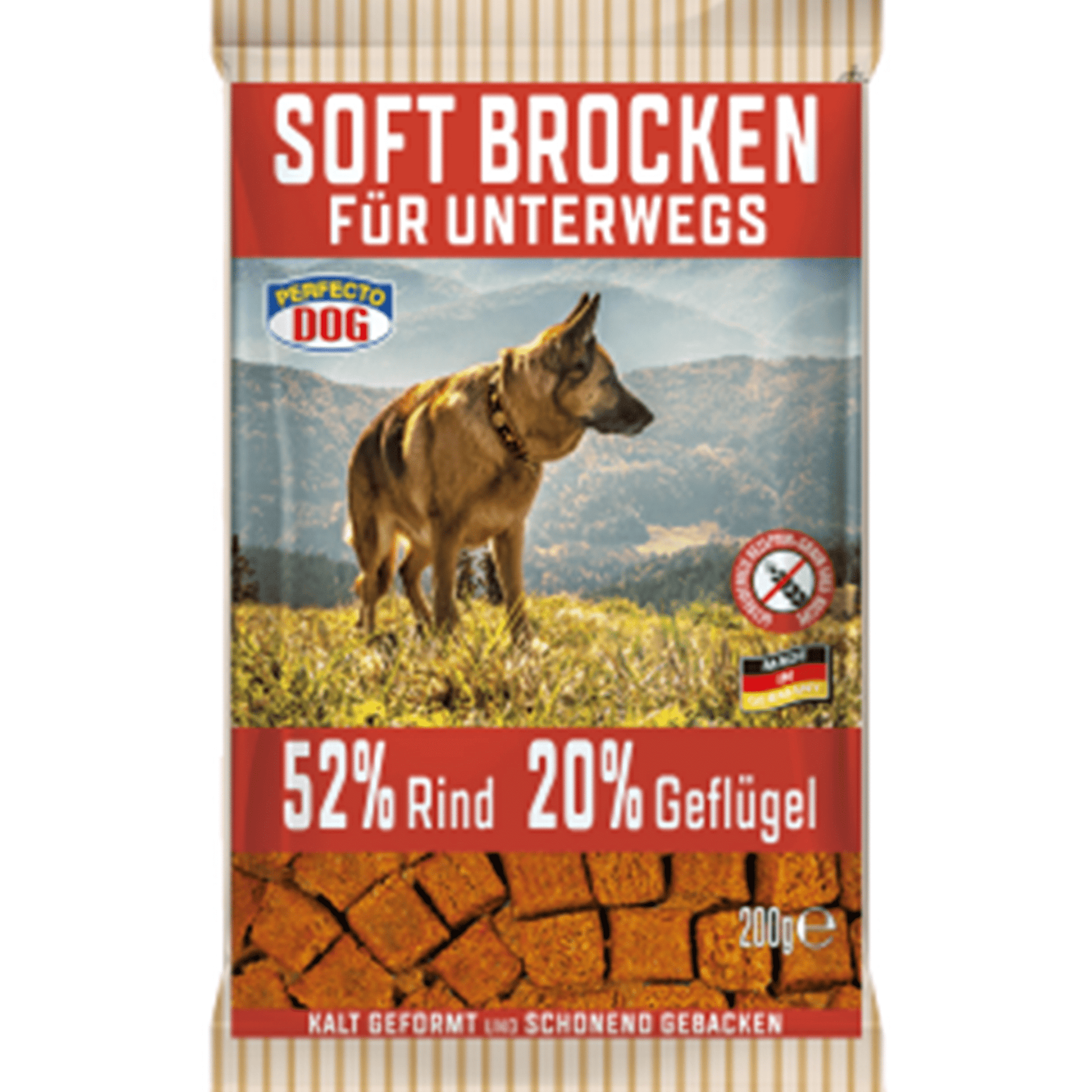 Perfecto Dog Soft Chunks with Beef & Poultry 200g