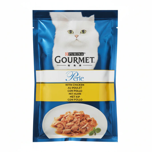 Purina Gourmet Perle With Chicken Wet Cat Food 85g Pouch Egypt