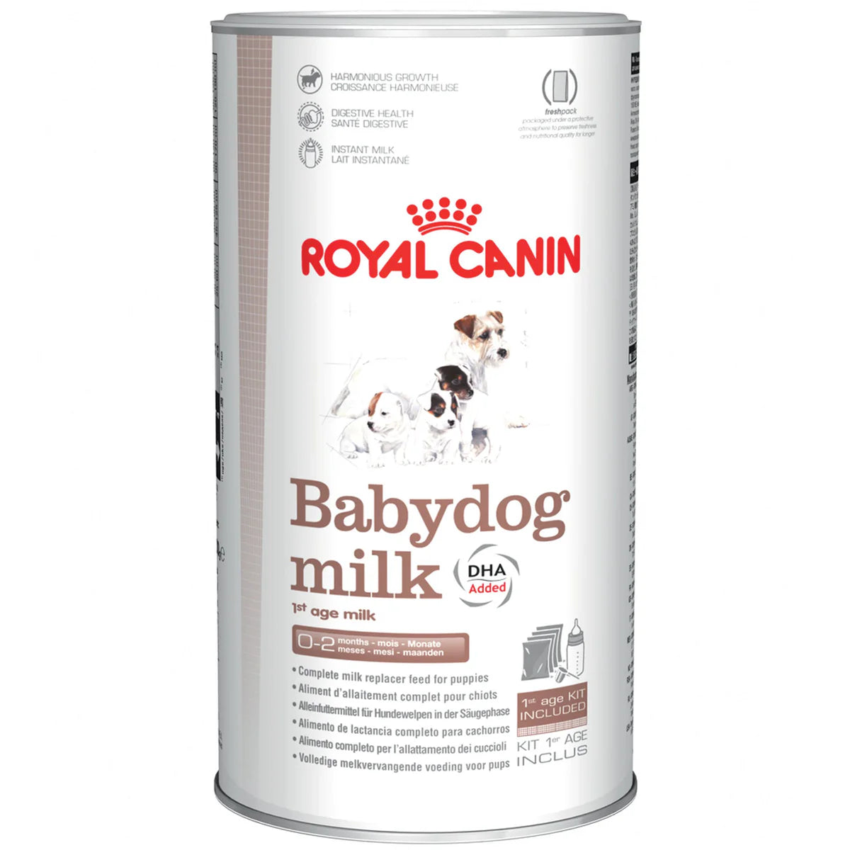 Royal Canin Babydog Milk Replacer 1st age 0-2 months with feeding kit Egypt