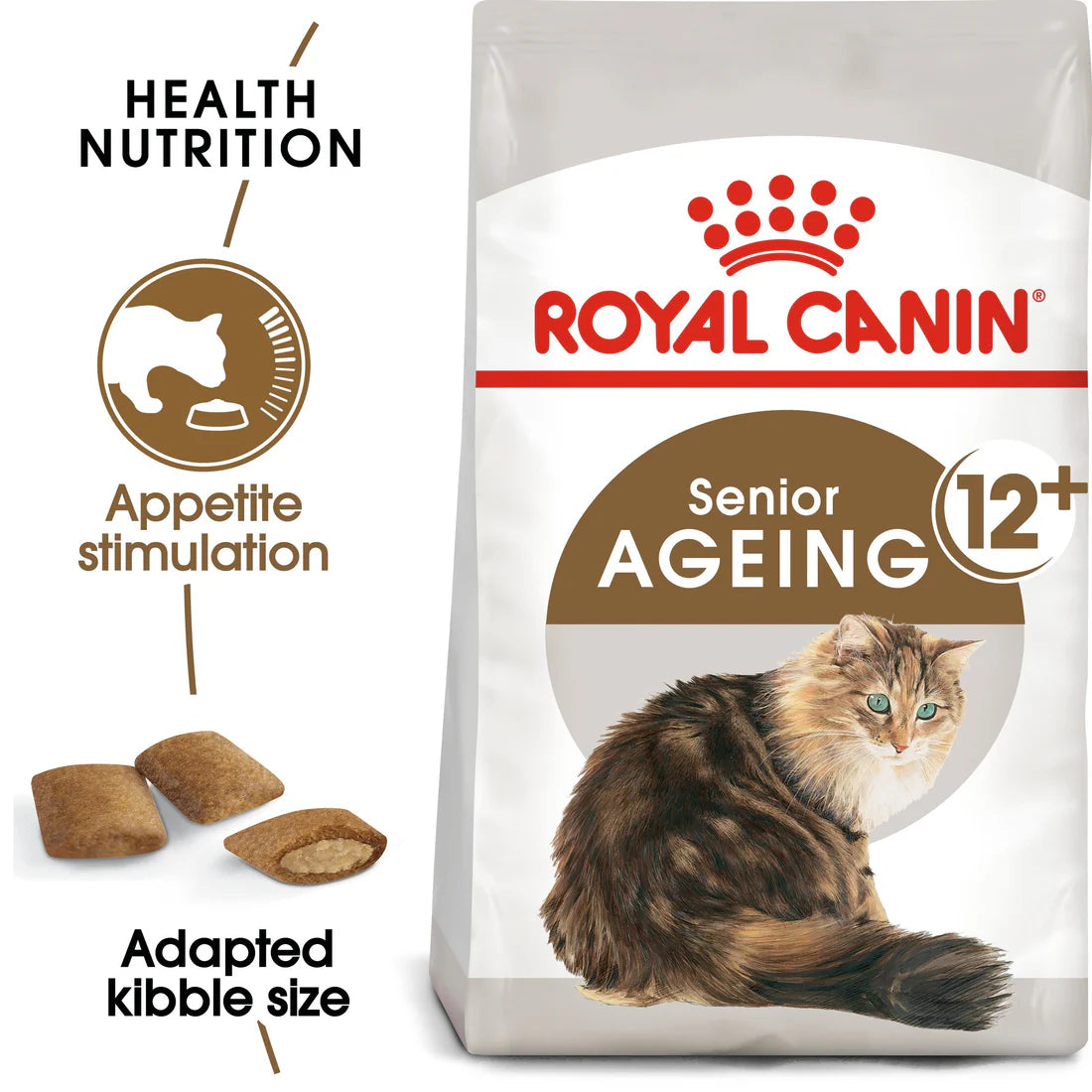 ROYAL CANIN® Ageing 12+ Senior Dry Cat Food – 2kg