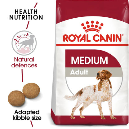 Royal Canin Medium Adult Dog Food 11–25kg (1–7yrs)