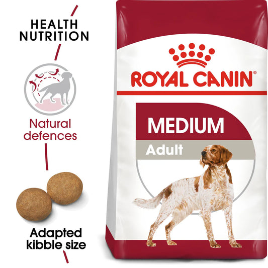 Royal Canin Medium Adult Dog Food 11–25kg (1–7yrs)