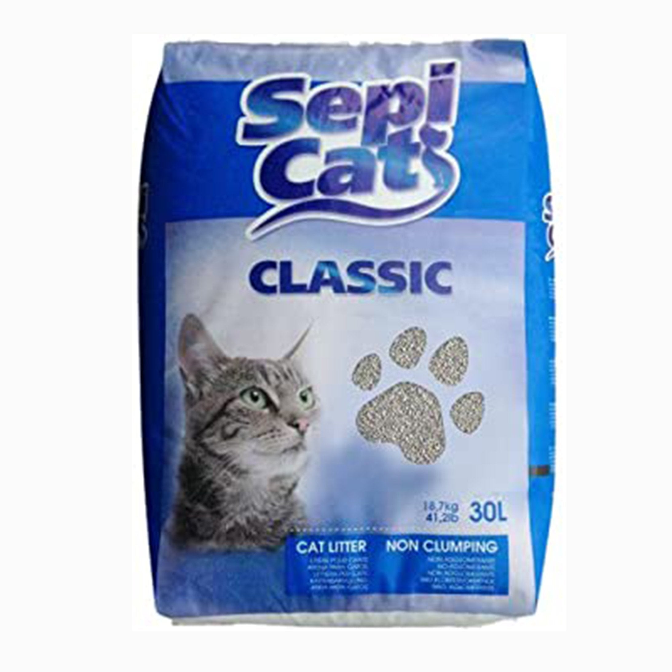 Premium Quality: SepiCat Cat Litter - Classic 30L