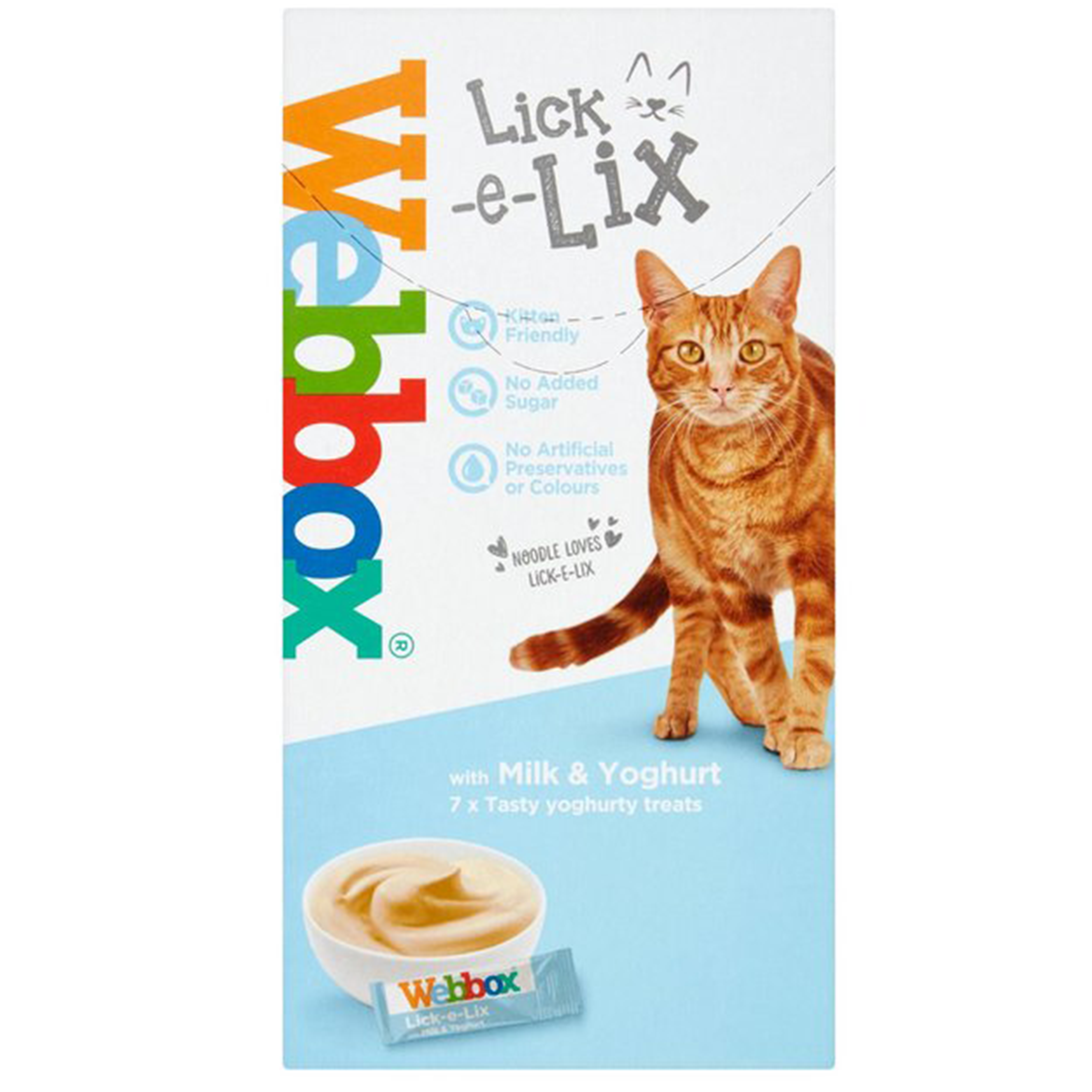 Webbox Lick-e-Lix w/ Milk & Yoghurt | 7 Tastey Cat Treats