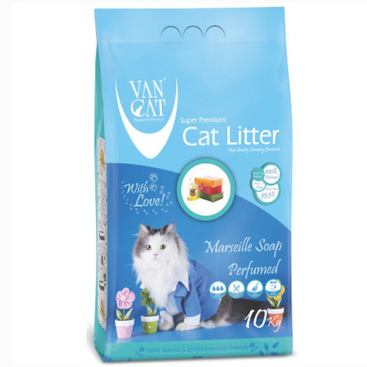 VanCat Cat Litter - Marseille Soap Scented 10kg