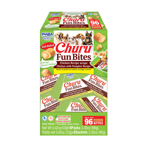 Churu Fun Bites Chicken Recipe wraps Chicken with Pumpkin Recipe