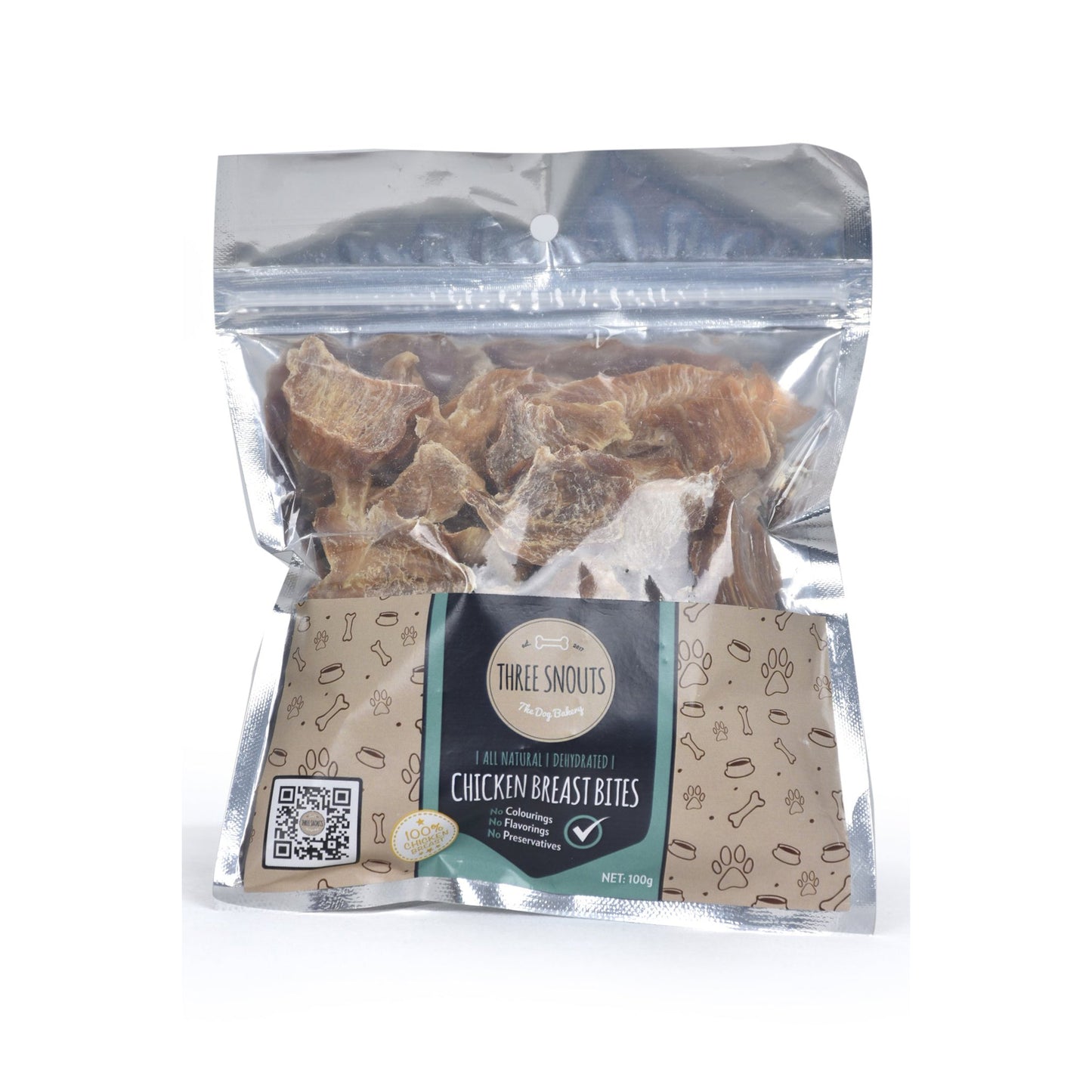 Three Snouts | Chicken Breast Bites 100g