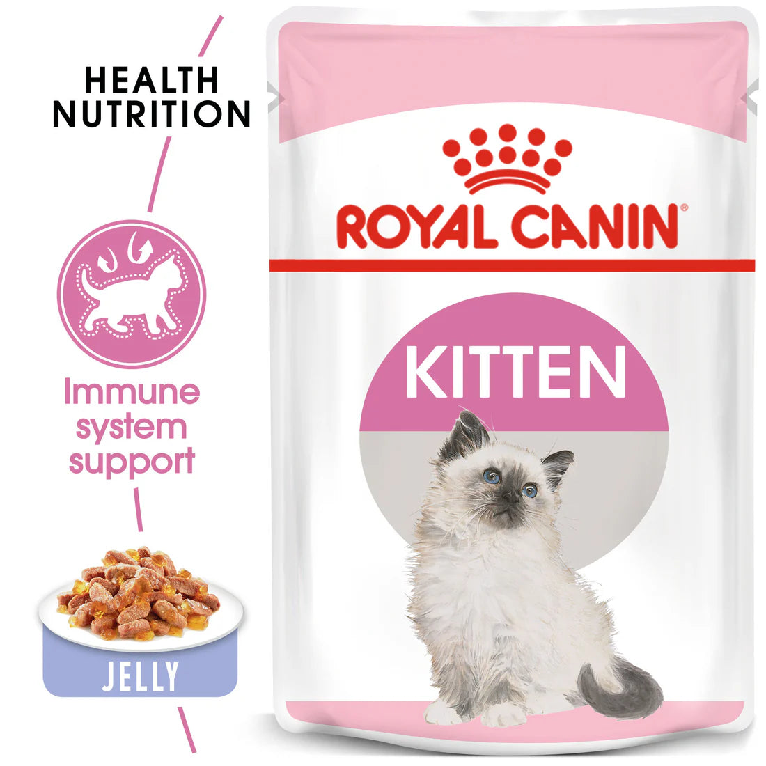Royal Canin Kitten Instinctive Jelly Wet Cat Food – 12x85g