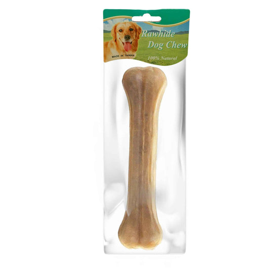 Rawhide Dog Chew Bone-Compresses m. FY-88610 25cm