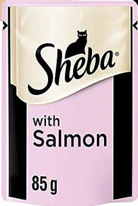 Sheba Cat Wet Food Pouch With Salmon 85g