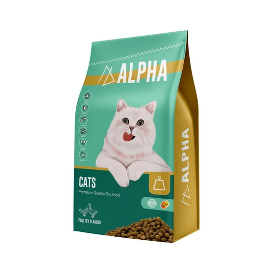 ALPHA Adult Cat Premium Dry Food Poultry Flavour Formula Pro