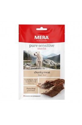 MERA Pure Sensitive Snacks Chunky Meat Beef 100 g