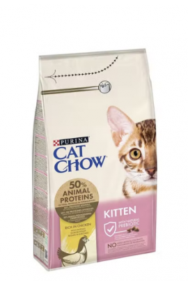  Purina Cat Chow Kitten Rich in Chicken Dry Cat Food 1.5 Kg