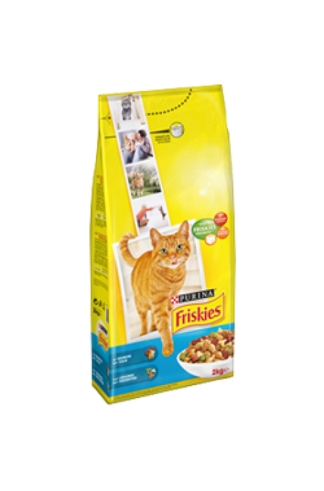 purina Friskies With Salmon & Vegetable Cat Dry Food 1.7 kg