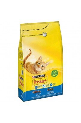 Purina Friskies With Salmon & Vegetable Cat Dry Food 7.5 kg