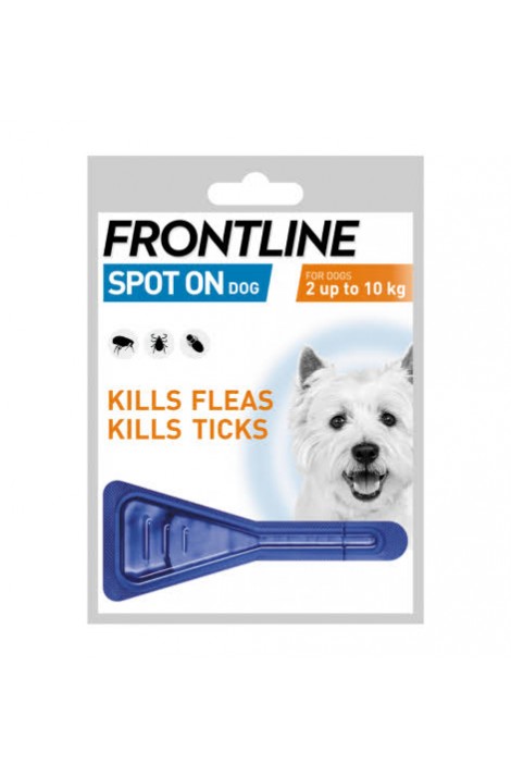 Frontline Spot-On Dog S (2-10kg) X 1 Pipette