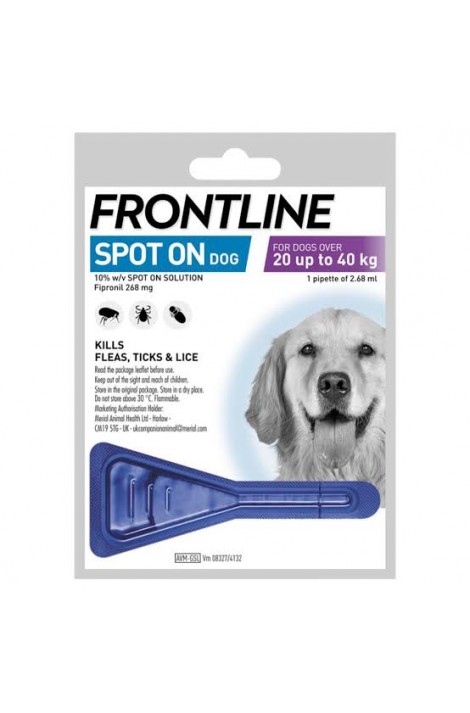 Frontline Spot-On Dog L (20-40kg) X 1 Pipette