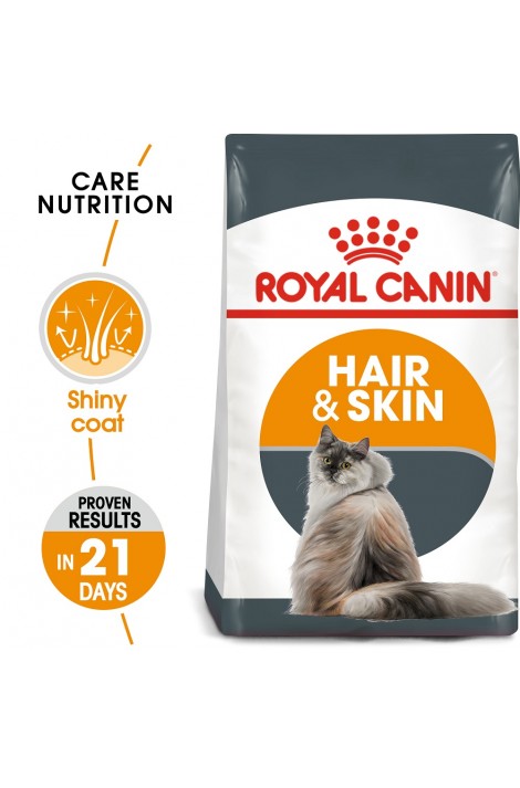  Royal Canin Hair & Skin Cat Dry Food 4kg