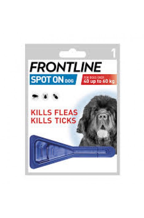 Frontline Spot-On Dog XL (over 40kg) X 1 Pipette