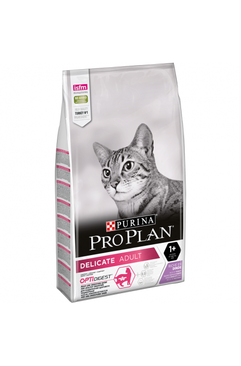 Purina Pro Plan Delicate Adult Cat Opti Digest Rich in Turkey 10 Kg