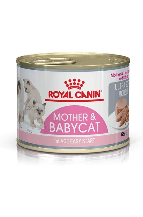 Royal Canin Mother and Babycat Ultra Soft Mousse Cans 195g
