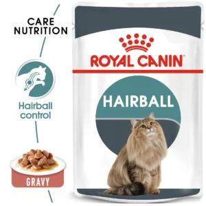 Royal Canin Hairball care (85gm\ Pouch) - Wet food for adult cats - Helps reduce hairball formation