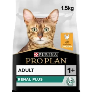 PRO PLAN Renal Plus Adult Cat Food Rich in Chicken 1.5kg Bag