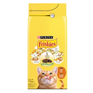 Friskies chicken and vegetables cat dry food 1.7Kg bag
