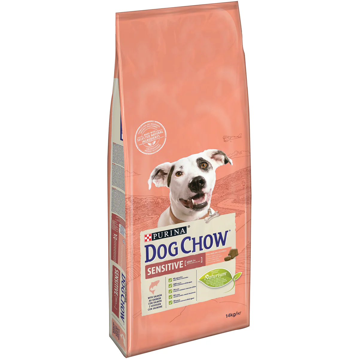 Purina Dog Chow Sensitive Adult 1+ with Salmon 14kg bag