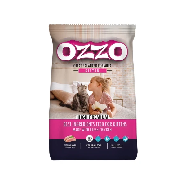 Kitten dry food OZZO high premium formula made with fresh chicken