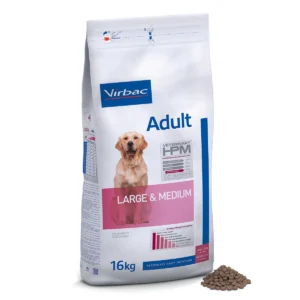 Virbac Veterinary HPM Adult Large and Medium Dog Food 16kg bag - High Protein Low Carb Dry Food in Egypt