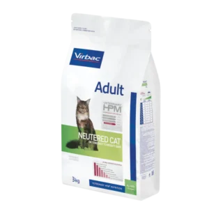 Virbac Veterinary HPM Adult Neutered Cat or Tendency to Weight Gain 3kg bag - High Protein Low Carb Cat Food Egypt