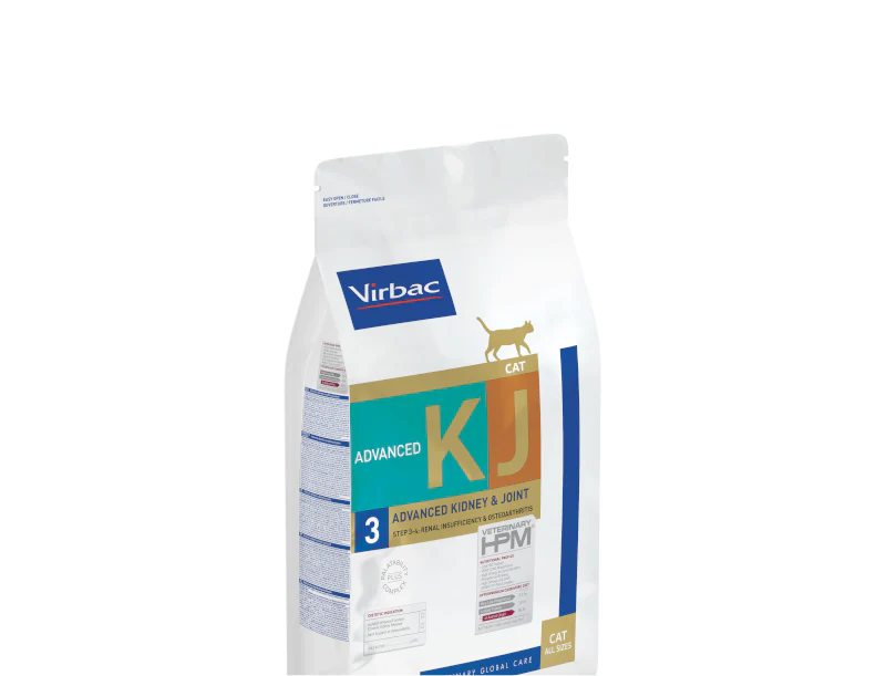 irbac Veterinary HPM Cat Advanced Kidney and Joint Support KJ3 bag - Therapeutic Food for Feline CKD and Osteoarthritis Egypt